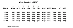 Anti-West Nile virus Envelope antibody [3631] used in  (). GTX36811